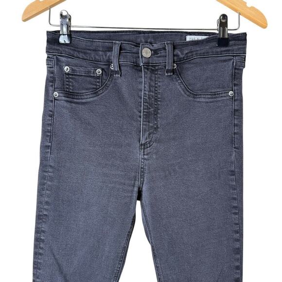 Rag & Bone High Rise Ankle Skinny Denim Jeans in Faded Black, Size 29‎ - Picture 3 of 13